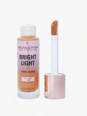 set of 2 Revolution Bright Light Face Glow - Radiance Tan Shade, new/sealed